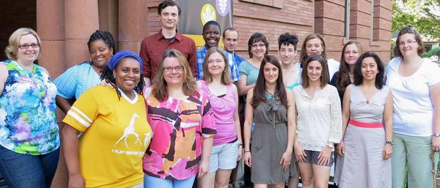 Group of educators pose for photo